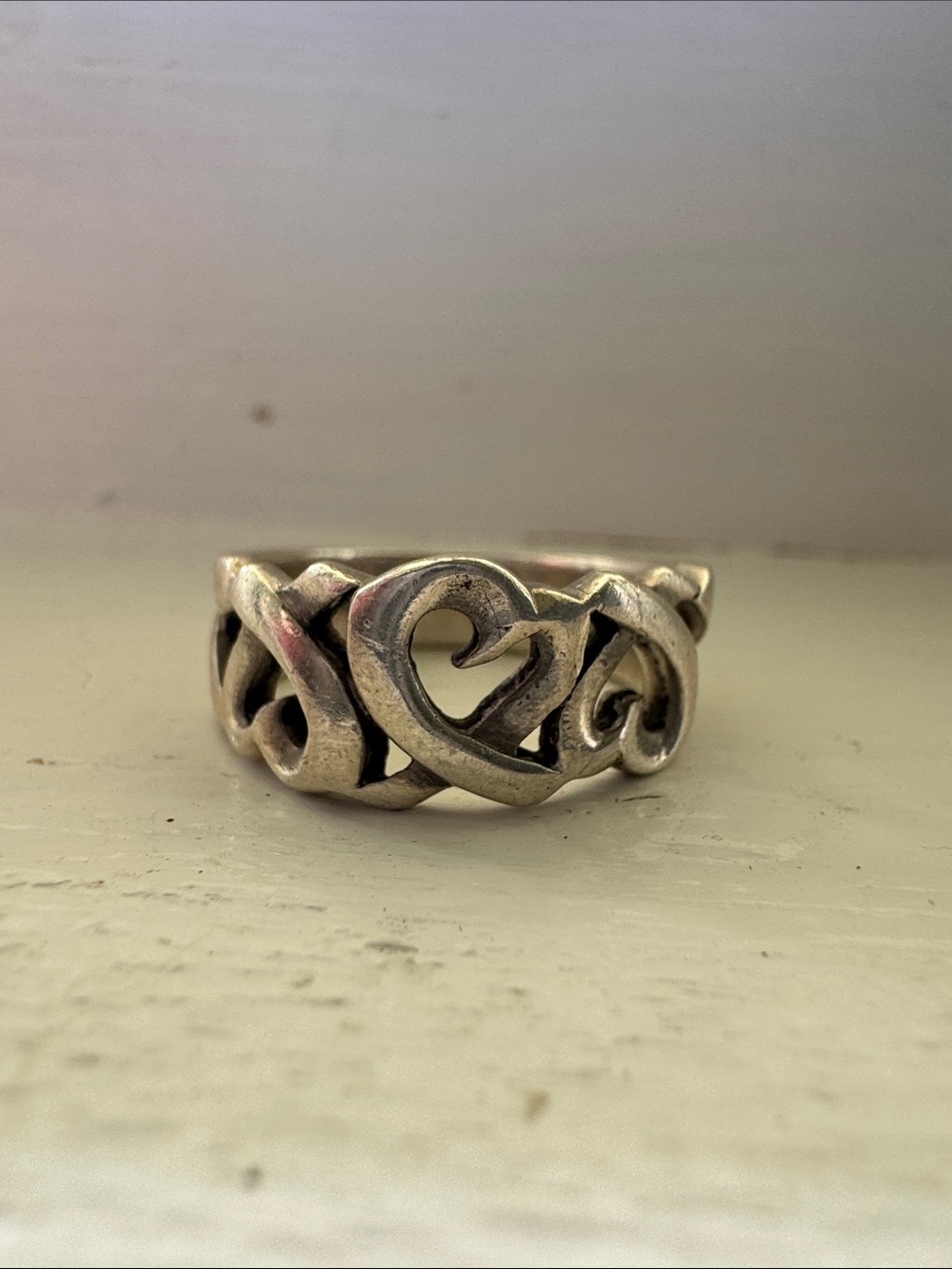 Tiffany & Co. Paloma Picasso Loving Heart Ring Sz 7